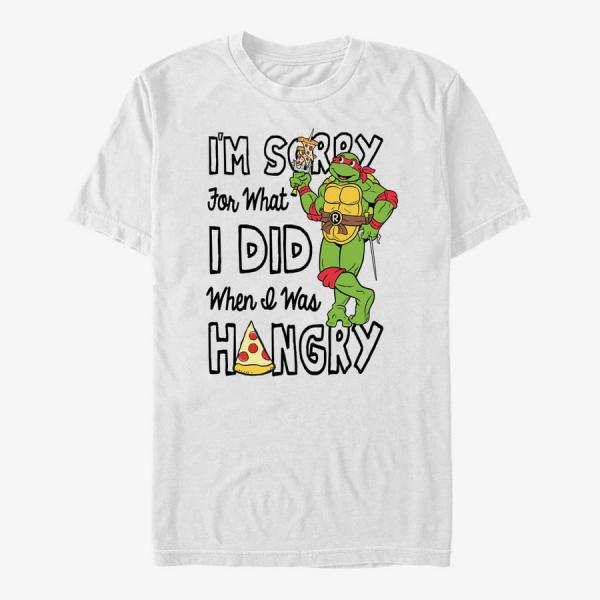 Tričko Merch Nickelodeon Teenage Mutant Ninja Turtles - Sorry Unisex T-Shirt White L
