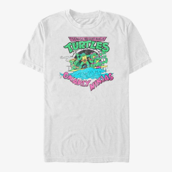 Tričko Merch Nickelodeon Teenage Mutant Ninja Turtles - GNARLY NINJAS Unisex T-Shirt White L