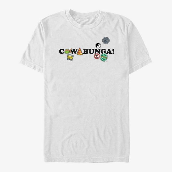 Queens Nickelodeon Teenage Mutant Ninja Turtles - Cowapatch Unisex T-Shirt White