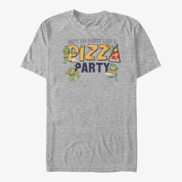 Tričko Merch Nickelodeon Teenage Mutant Ninja Turtles - Partay P Unisex T-Shirt Heather Grey XL