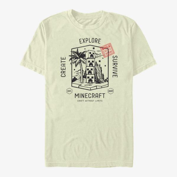 Queens Minecraft - Create, Explore, Survive Unisex T-Shirt Natural