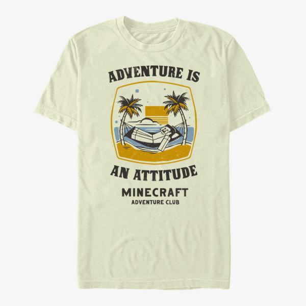 Queens Minecraft - Steve Beach Adventure Unisex T-Shirt Natural