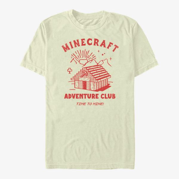 Tričko Merch Minecraft - Time To Mine Unisex T-Shirt Natural S