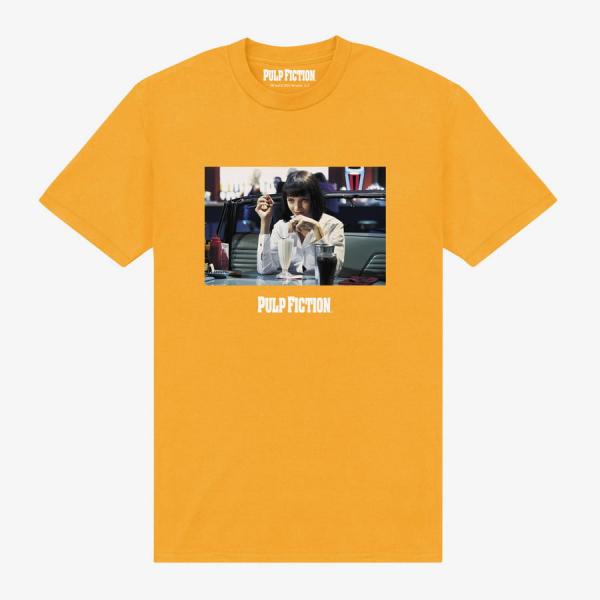 Queens Pulp Fiction - Pulp Fiction Mia Wallace Unisex T-Shirt Gold