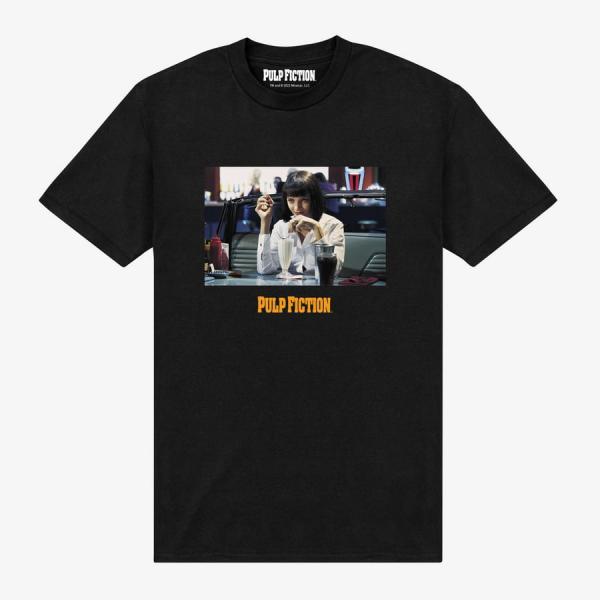 Queens Pulp Fiction - Pulp Fiction Mia Wallace Unisex T-Shirt Black