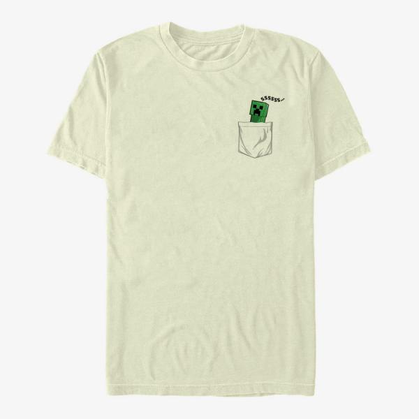 Queens Minecraft - POCKET CREEPER Unisex T-Shirt Natural