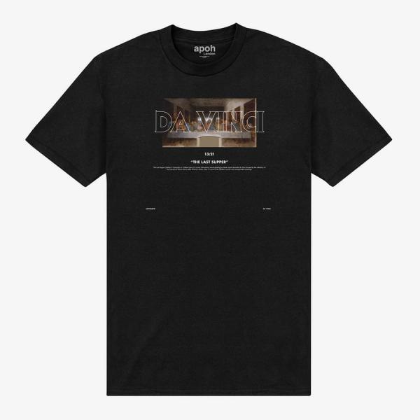 Tričko Merch Park Agencies - APOH Da Vinci Last Supper Unisex T-Shirt Black S