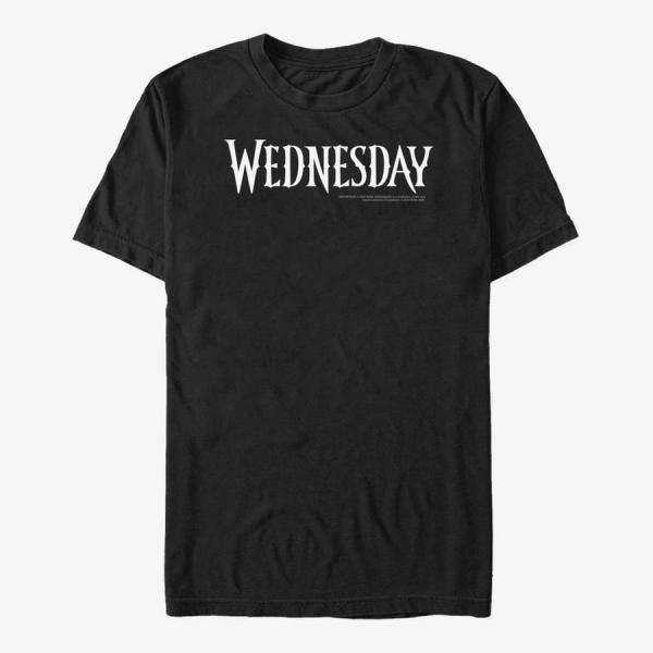 Tričko Merch MGM Wednesday - Wednesday Logo Unisex T-Shirt Black M