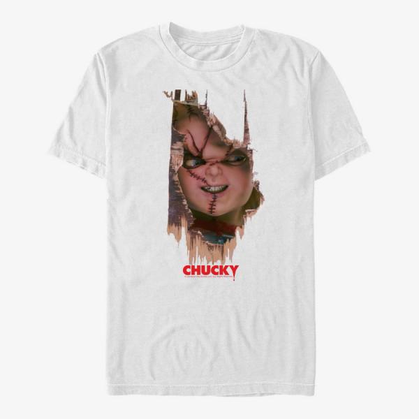 Tričko Merch NBCU Chucky - ITS CHUCKY Unisex T-Shirt White XXXL