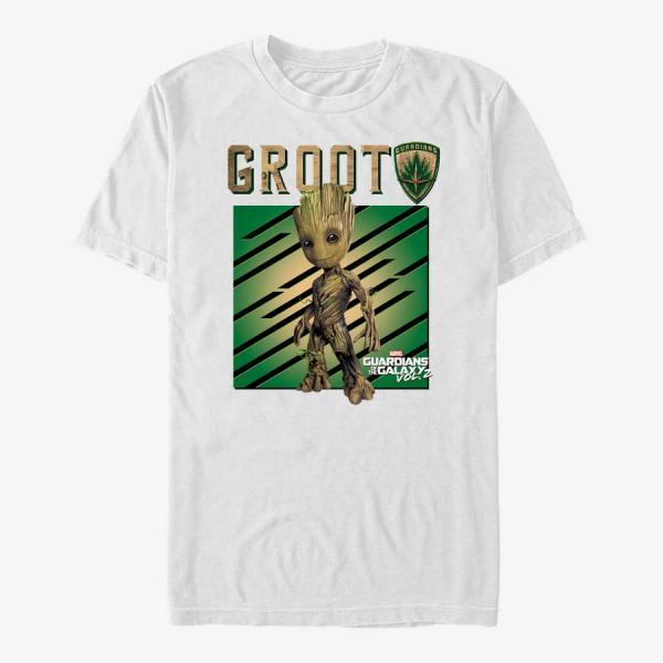 Tričko Merch Marvel GOTG 2 - Diamante Diamond Unisex T-Shirt White M