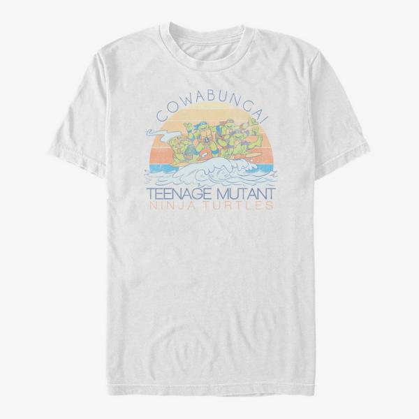Queens Nickelodeon Teenage Mutant Ninja Turtles - Cowasurf Unisex T-Shirt White