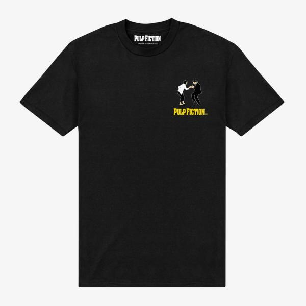 Tričko Merch Pulp Fiction - Pulp Fiction Vince & Mia Unisex T-Shirt Black S