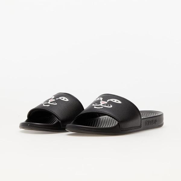 RIPNDIP Lord Jermal Face Slides Black