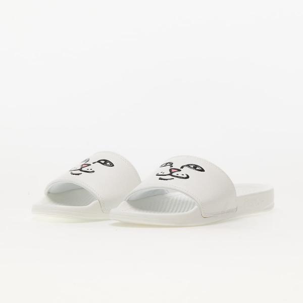 Pantofle RIPNDIP Lord Nermal Face Slides White