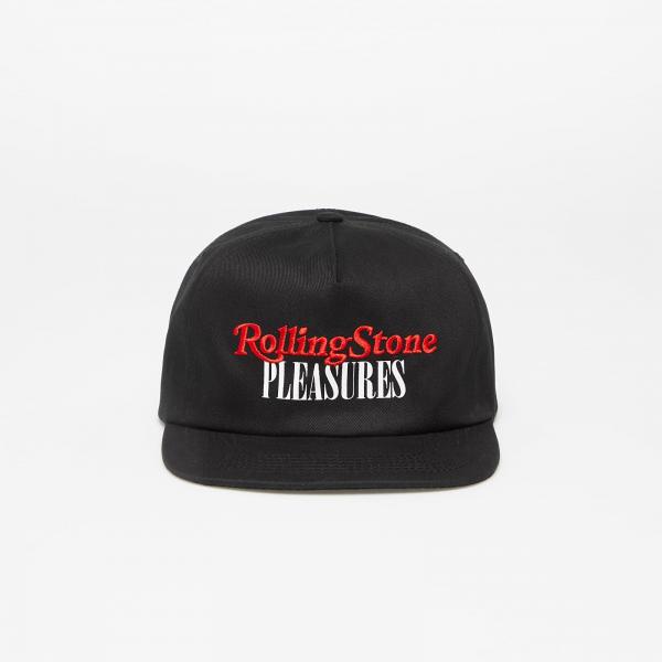 Kšiltovka PLEASURES Rolling Stone Hat Black Universal