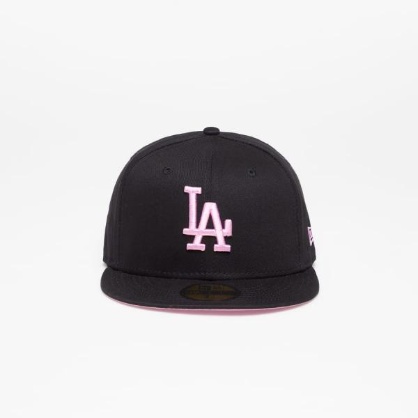 Kšiltovka New Era 5950 Mlb League Essential 59FIFTY Los Angeles Dodgers Black/ Wild Rose