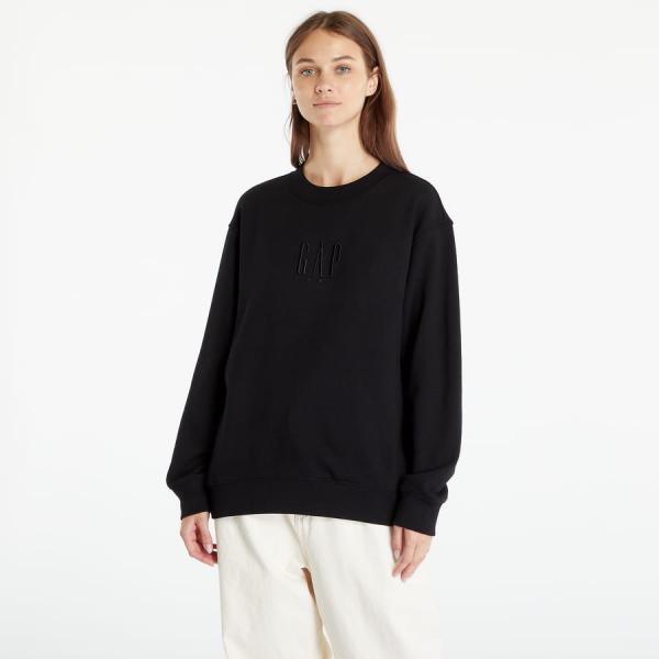 Mikina GAP Ft Logo Boyfriend Crew Black S