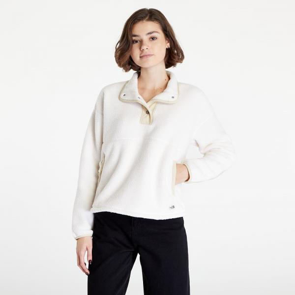 The North Face Cragmont Fleece 1/4 Snap Gardenia White/ Gravel
