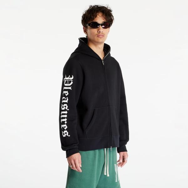 Mikina PLEASURES Meditation Zip Hoodie Black S