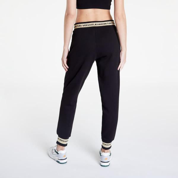 Tepláky Versace Jeans Couture R Vemblem S Embro Trousers Black/ Gold