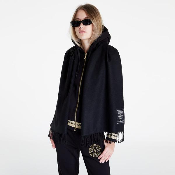 Versace Jeans Couture Solid Colour Scarf Black
