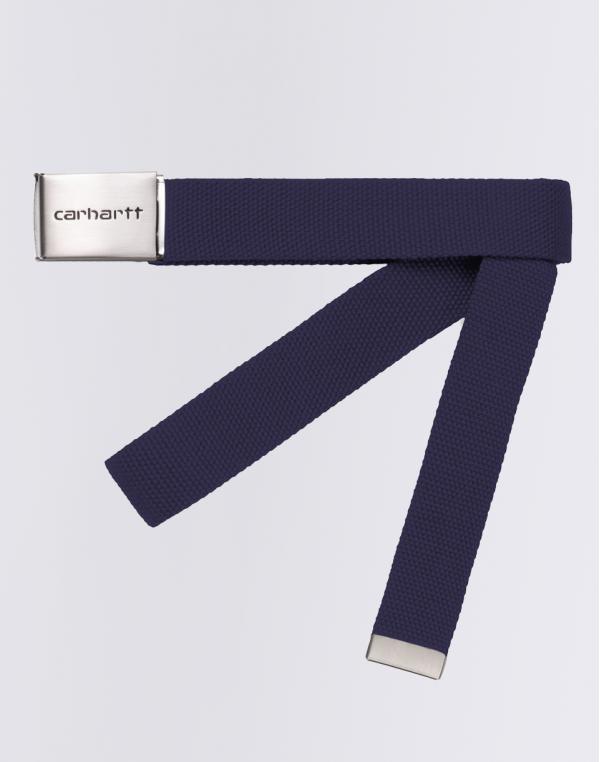 Carhartt WIP Clip Belt Chrome Cassis