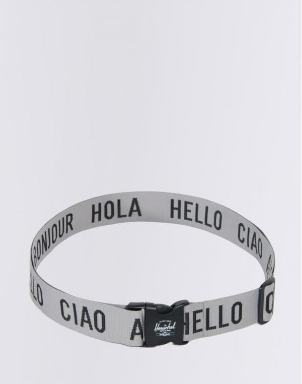Herschel Supply Luggage Belt Heather Grey/Black