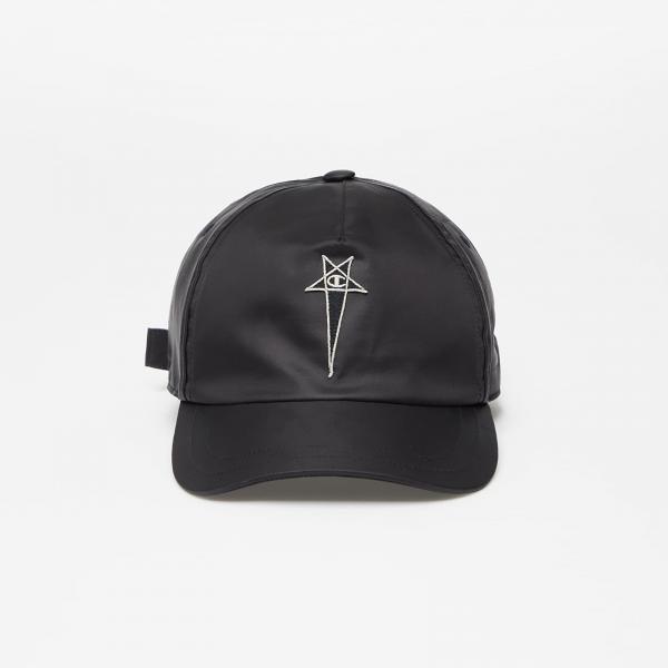 Rick Owens x Champion Baseball Cap Black