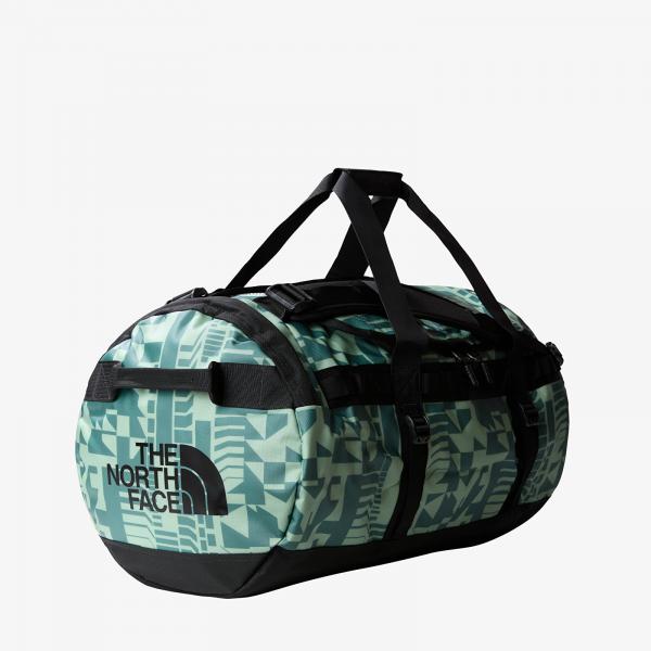 The North Face Base Camp Duffel - M Misty Sage Irregular Geometry Print/ TNF Black