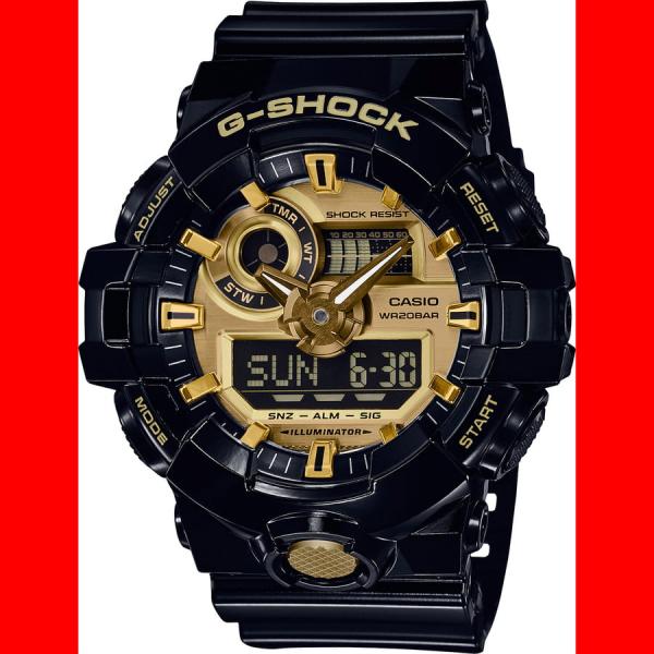 Casio G-Shock GA 710GB-1AER Black/ Gold