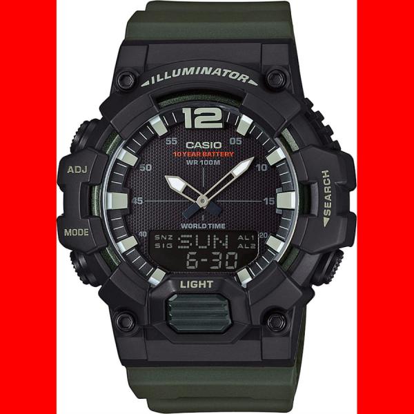Casio HDC 700-3AVEF Black/ Olive
