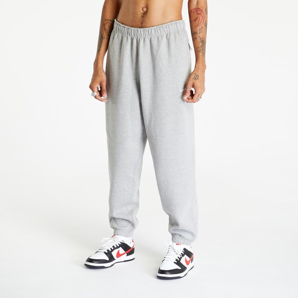 Tepláky Nike Solo Swoosh Men's Fleece Pants Grey XXL