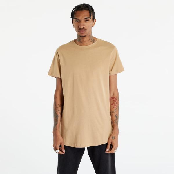 Tričko Urban Classics Shaped Long Tee Union Beige S
