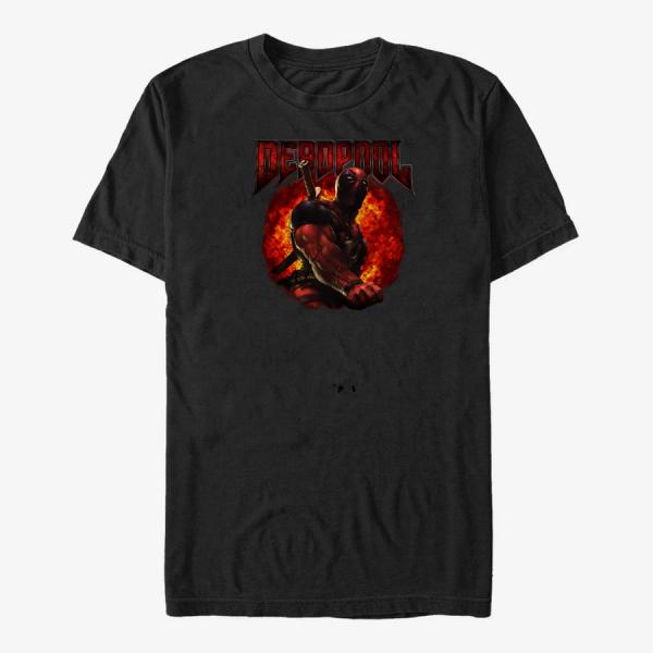 Tričko Merch Marvel Deadpool - Dead Rock Unisex T-Shirt Black S