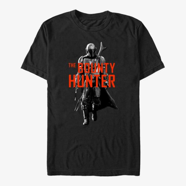 Queens Star Wars: The Mandalorian - The Bounty Hunt Unisex T-Shirt Black