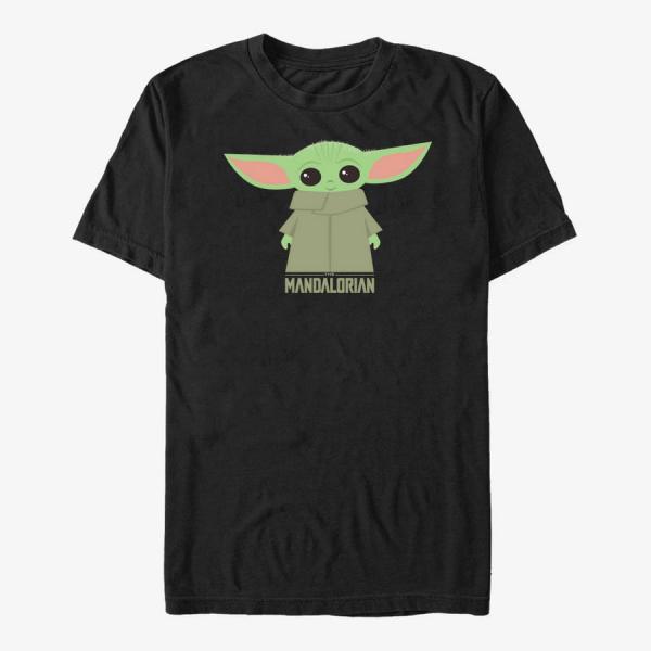 Queens Star Wars: The Mandalorian - The Child Cute Stance Unisex T-Shirt Black