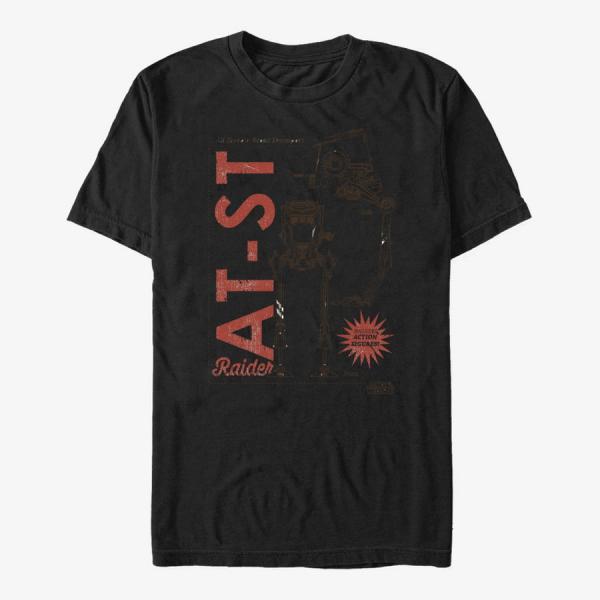 Tričko Merch Star Wars: The Mandalorian - AT-ST Unisex T-Shirt Black L
