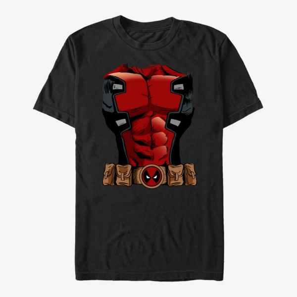 Tričko Merch Marvel Deadpool - Deadpool Armor Unisex T-Shirt Black S