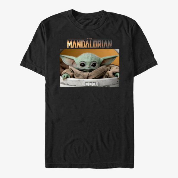 Tričko Merch Star Wars: The Mandalorian - Small Box Unisex T-Shirt Black XL