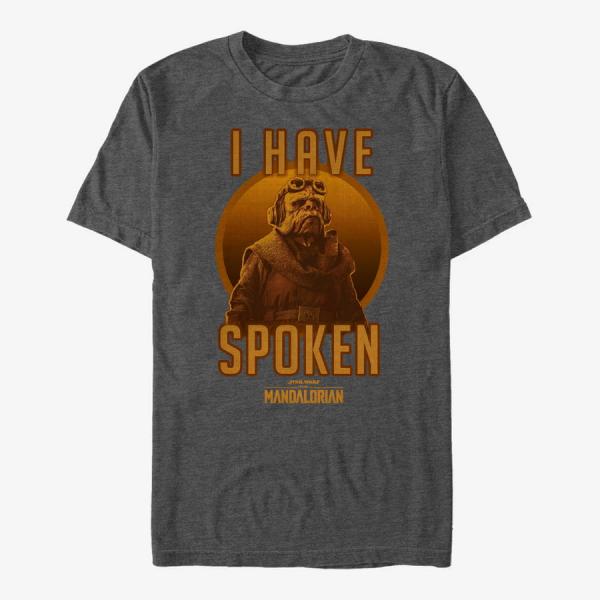 Queens Star Wars: The Mandalorian - Kuill Has Spoken Unisex T-Shirt Dark Heather Grey