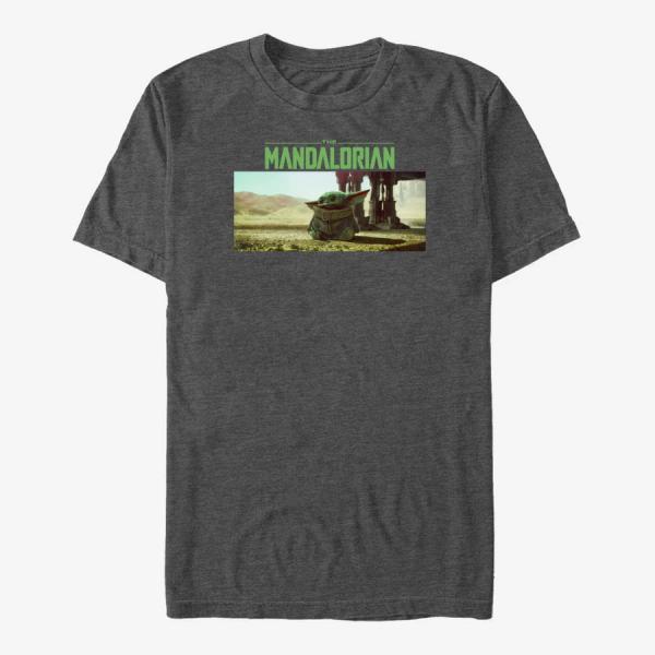 Queens Star Wars: The Mandalorian - Still Looking Unisex T-Shirt Dark Heather Grey