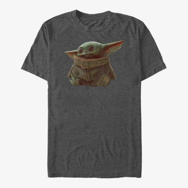 Tričko Merch Star Wars: The Mandalorian - Ball Thief Unisex T-Shirt Dark Heather Grey S