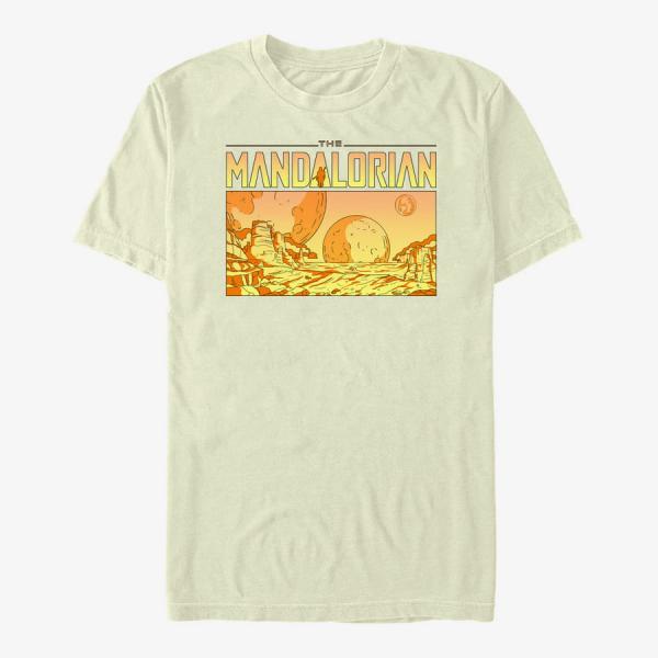 Queens Star Wars: The Mandalorian - Mandalorian Desert Space Unisex T-Shirt Natural