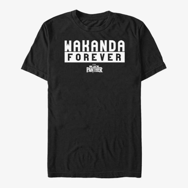 Tričko Merch Marvel Black Panther: Movie - Forever Unisex T-Shirt Black XXL