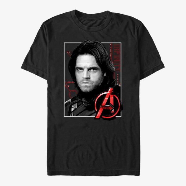 Queens Marvel Avengers: Infinity War - Poster Look Unisex T-Shirt Black