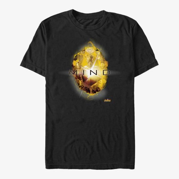 Queens Marvel Avengers: Infinity War - Mind Stone Unisex T-Shirt Black