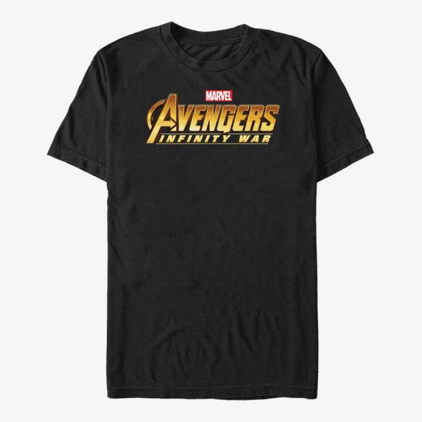 Tričko Merch Marvel Avengers: Infinity War - Infinity Logo Unisex T-Shirt Black S