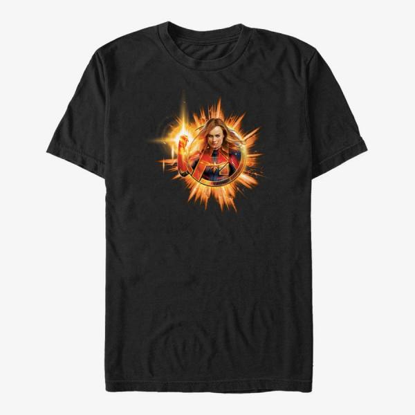 Tričko Merch Marvel Avengers Endgame - Fire Marvel Unisex T-Shirt Black XXL