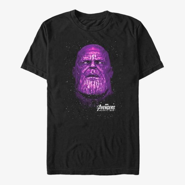 Tričko Merch Marvel Avengers: Infinity War - Thanos Unisex T-Shirt Black XXL