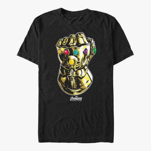 Queens Marvel Avengers: Infinity War - Gauntlet Unisex T-Shirt Black